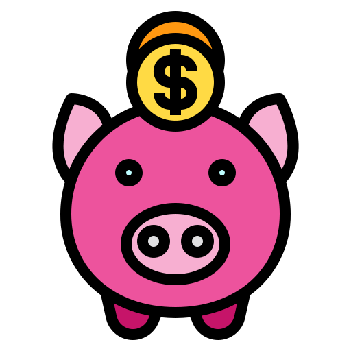 Piggy bank icon